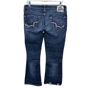 Big Star Hazel Women Sz 29 Curvy Fit Bootcut Cowgirl Western Mid Rise Blue Jeans